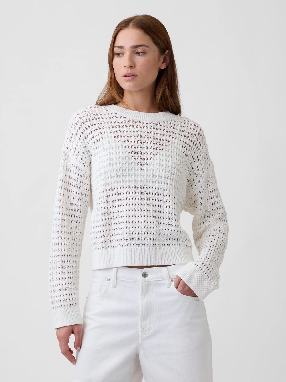 Gap crochet sweater size medium